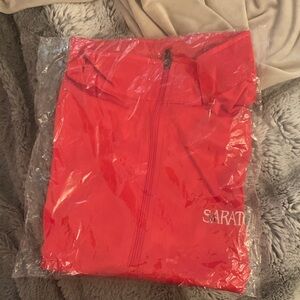 Red SARATOGA Quarter Zip